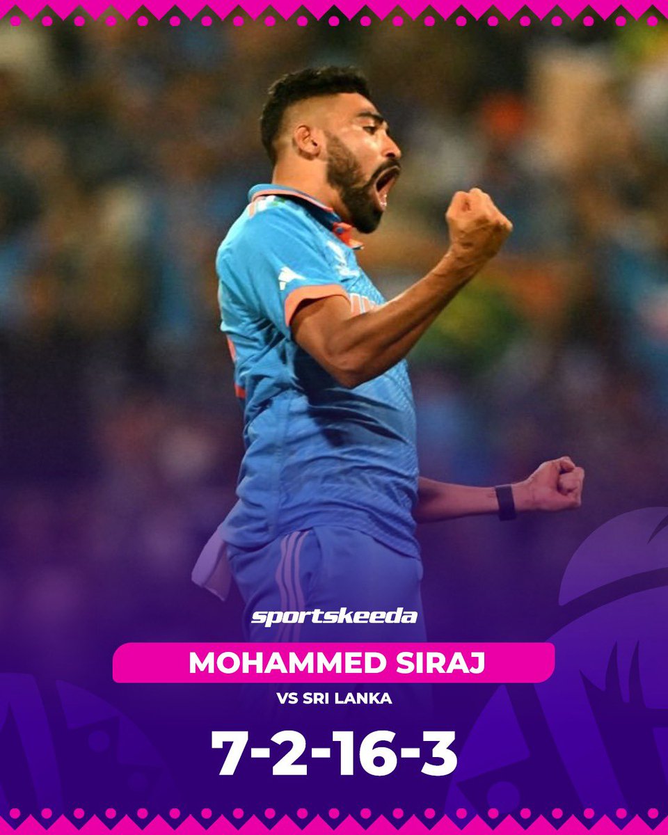 Sportskeeda's tweet photo. Hey siri, define unstoppable 🔥

#Crickettwitter #INDvSL #CWC23 https://t.co/6ekEC7WRnv