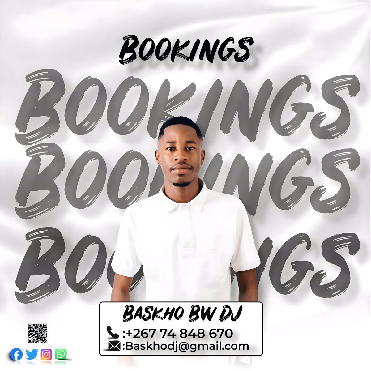 BaskhoDj's tweet photo. We have an exciting announcement to make. Baskho Bw DJ is now available for bookings!

If you want to bring a dynamic vibe to your event or party, Baskho BW DJ is the ideal option. Offering a diverse selection of music genres and a talent for keeping the audience engaged https://t.co/ZddZA1tWBY
