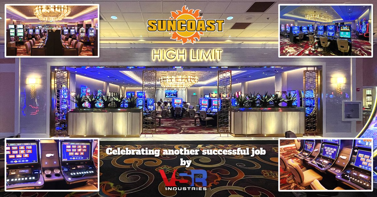 Announcing the gorgeous new High Limit Room at The Suncoast Hotel & Casino. We worked with the Suncoast Design team to help craft a masterpiece with our Slant Fillers and Custom Slot Bases.

vsrindustries.com/vsr-suncoast-h…

#VSR #suncoastcasino #manufacturing #slotbases #millwork