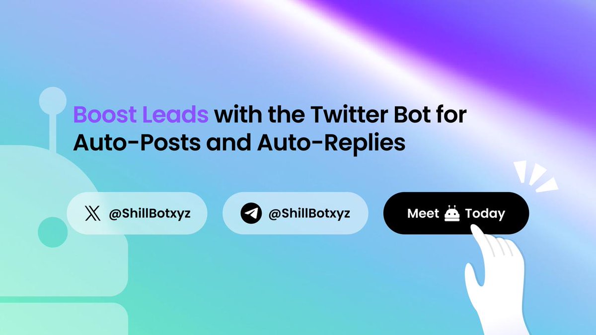ShillBotxyz's tweet photo. 🌐 Monitor multiple accounts, engage with specific users, and boost your leads within seconds! 📈

Meet ShillBot Today 👉 https://t.co/DeWaoBQHoT

Let's @ShillBotxyz Bloom Your Leads with AI-powered Automation! 🔥

🌟 Reduce personnel costs,
🌟 Improve coverage efficiency,
🌟 Increase work efficiency.

#MarketingAutomation #AI #TwitterX #Community