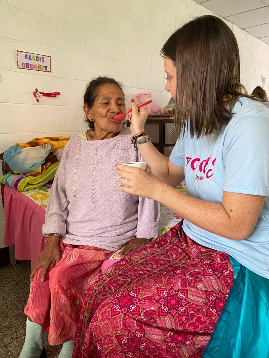 upwithpeople's tweet image. Cast A23 having a heartwarming performance at Alberge Hermano Pedro in Guatemala. They devoted their time to entertain and care for special needs individuals, feeding them, engaging in conversations, and serenading with heartfelt songs.

#Upwithpeople  #VOICES #changemakers