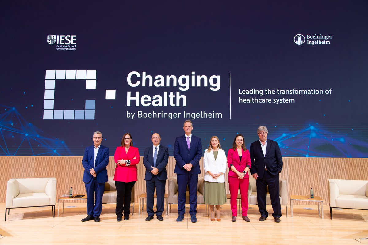 Itemas's tweet photo. 📅 El pasado 26 de octubre @BoehringerES e @iesebschool organizó la Jornada #ChangingHealth 2023.

🏥 Lluís Blanch, coordinador de la Plataforma ITEMAS y director del @I3ptT, participó en la mesa redonda sobre la visión de los distintos agentes del sistema sanitario español. https://t.co/dSDyXTjWqA