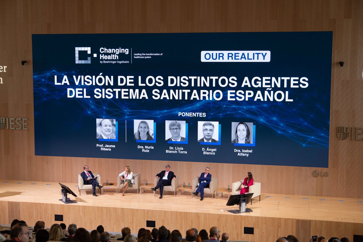 Itemas's tweet photo. 📅 El pasado 26 de octubre @BoehringerES e @iesebschool organizó la Jornada #ChangingHealth 2023.

🏥 Lluís Blanch, coordinador de la Plataforma ITEMAS y director del @I3ptT, participó en la mesa redonda sobre la visión de los distintos agentes del sistema sanitario español. https://t.co/dSDyXTjWqA