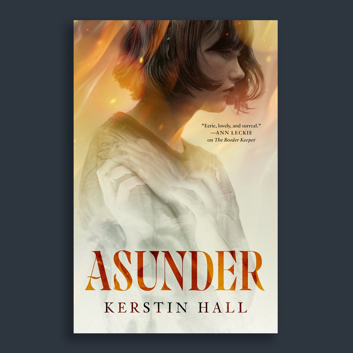 We are thrilled to share the cover of ASUNDER by @Kerstin__Hall, a thrilling, standalone dark fantasy novel that reads like For the Wolf meets Sabriel! We choose our own gods here. Art by @GregRuth Design by @CFoltzer