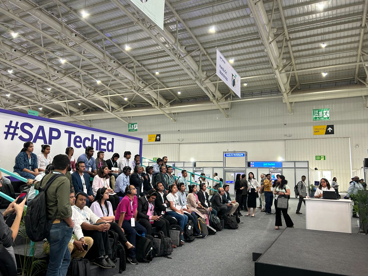 MindsetERP's tweet photo. Today at #TechEd, Mindset’s Juhi Kulshreshtha presented on exploring #ML with SAP #AI Core.
#Sapcommunity #SAPBTP #SAPFiori #SAPDevOps #SAPs4HANA #SAPapphausnetwork #SAPApphaus #ApphausNetwork #SAPui5 #awspartner #AWS #SAPEWM #SAPECC
#devtoberfest #TechEd2023 #SAPTechEd https://t.co/kCVBvmUZWR