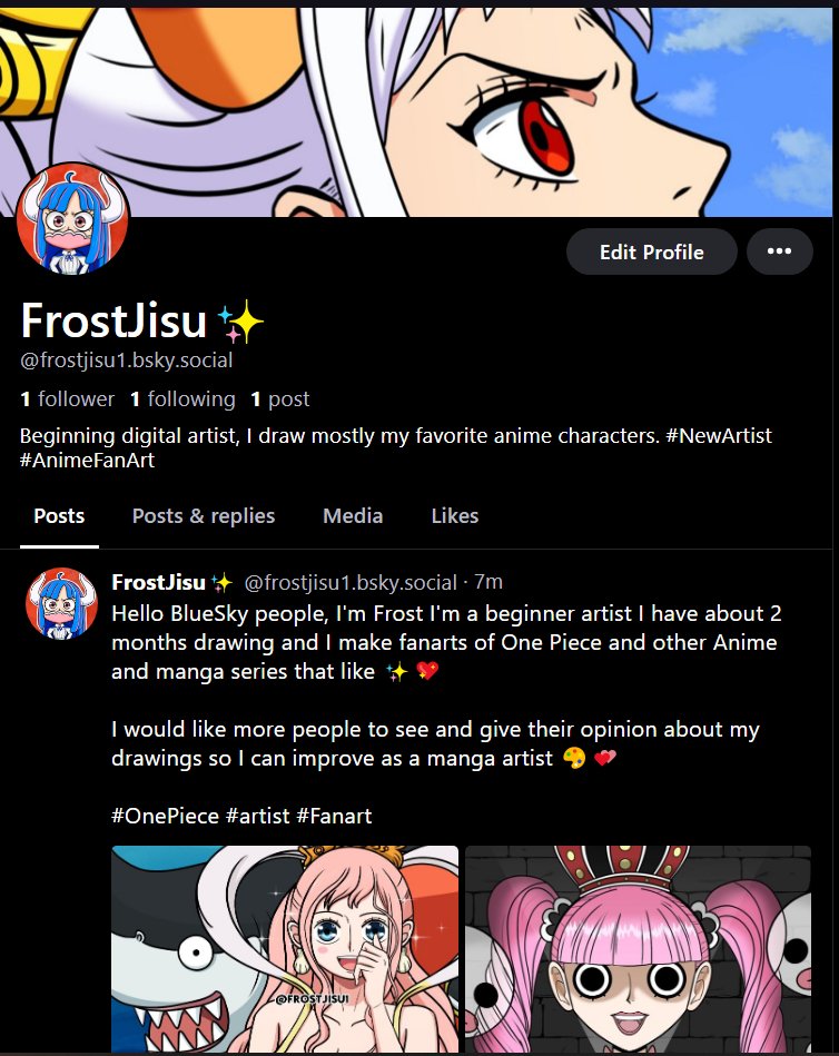 FrostJisu's tweet image. I just created an account on BlueSky thanks to @YanagiChiisaArt who gave me a code to create my account, when I get the code I will give it to other artists who want to create an account there. 💕✨ 

#blueskycode #socialmedia #new #artist #digitalart