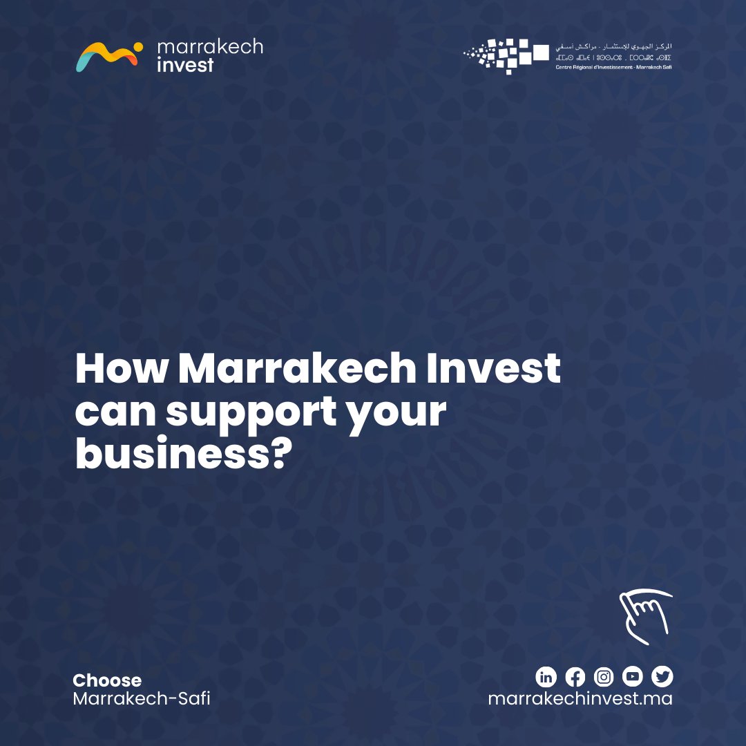 crimarrakechsaf's tweet photo. #Investment and #Entrepreneurship are made easier with us!
We're here to support #businesses of all sizes and types.
Discover new #opportunities and #growth #strategies on our website!
Visit https://t.co/kdDwXSULPn now.
#MarrakechInvest #CRIMarrakechSafi https://t.co/WsLX0Vh4NO