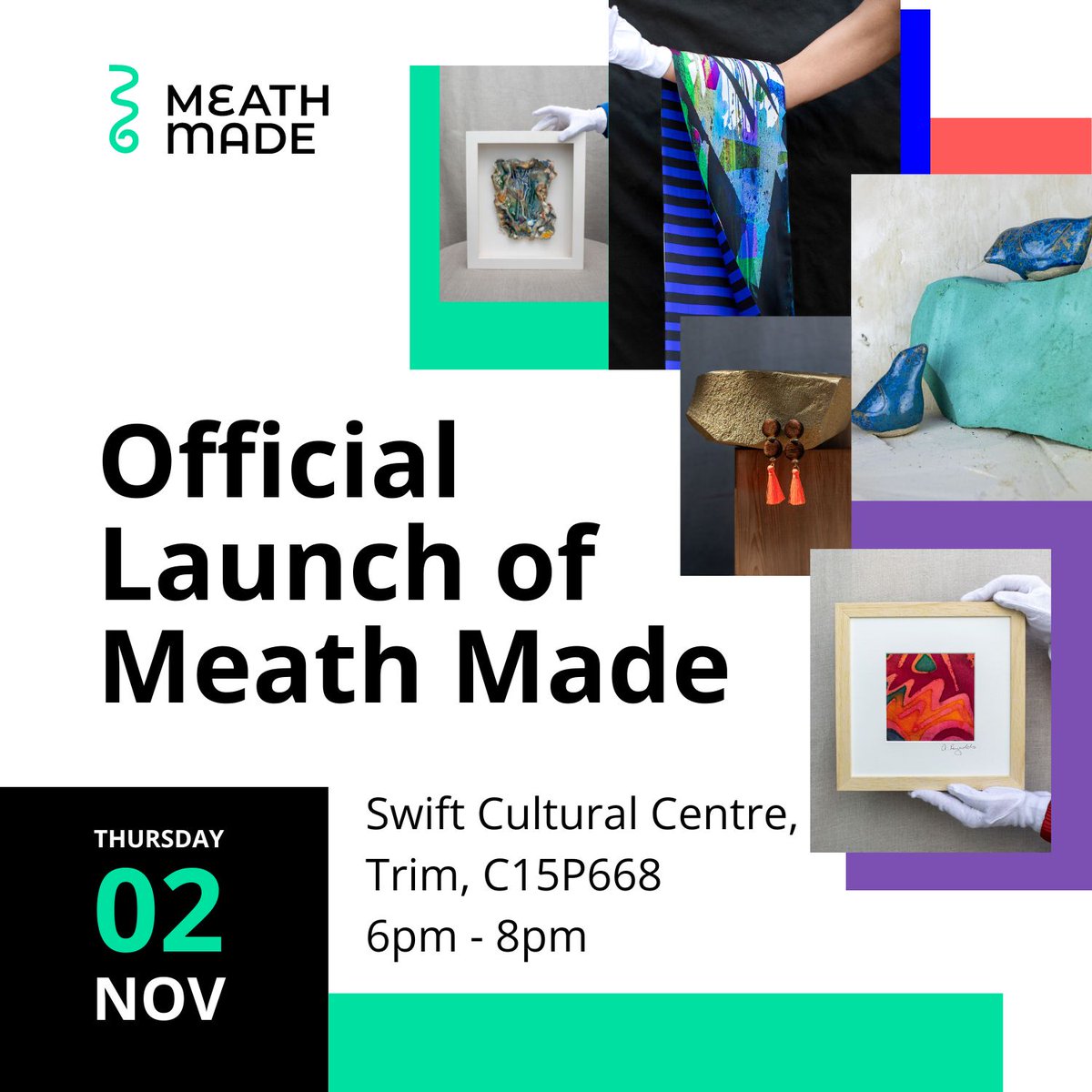 MeathLEO's tweet photo. This evening will see the official launch of @MeathMade in @TheSwiftTrim. Meath Made is the new Craft & Design Makers Collective in Co. Meath, which we have been proud to support alongside @meathcoco π¨
#MeathMade #WhereCreativityBegan https://t.co/9vf5yfJ93T