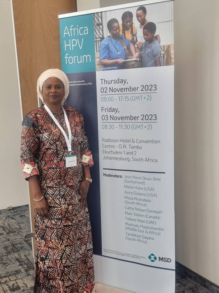 BahHadiza's tweet photo. Happy to represent my country in the Africa HPV Forum, Johannesburg, South Africa.
#MSD
#VaccinationWorks https://t.co/8tOT8Uqu2f