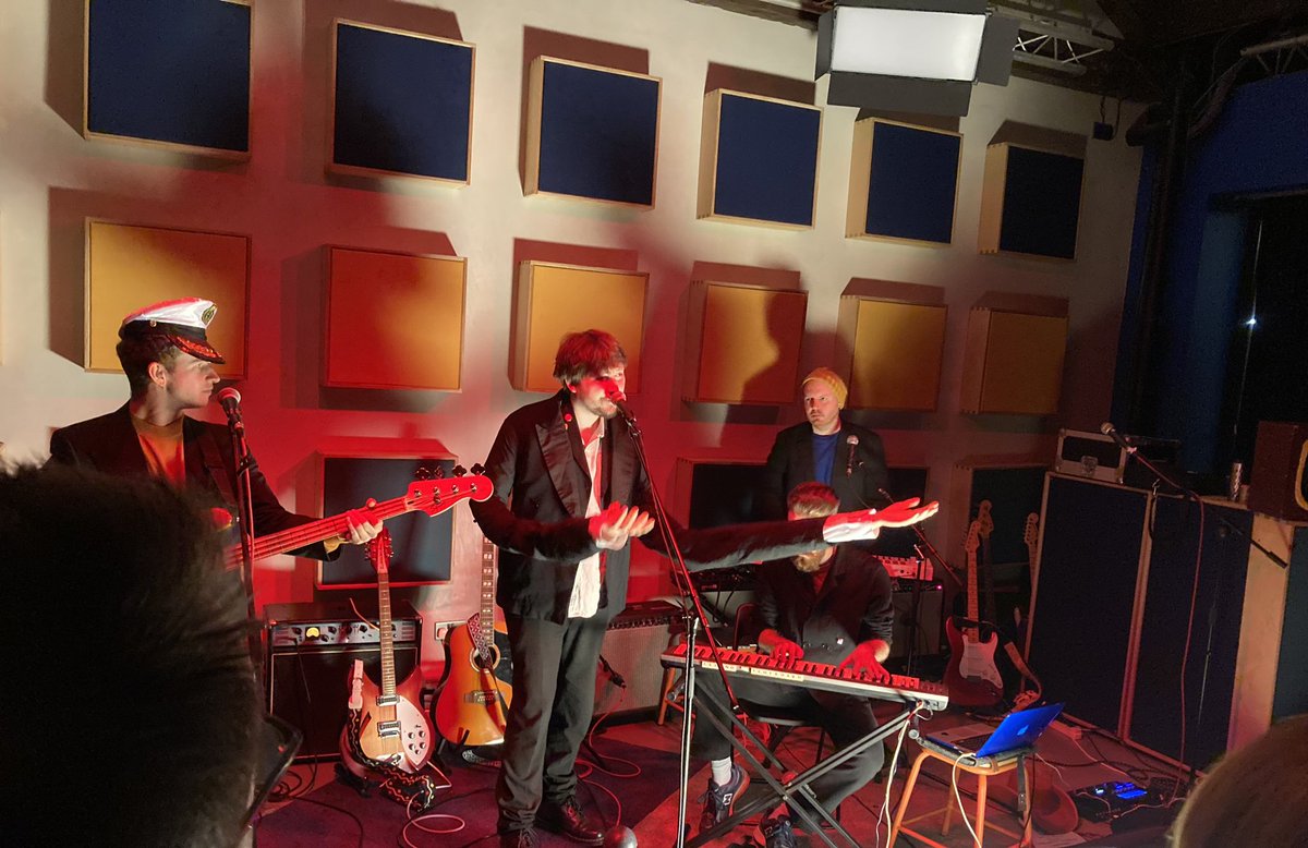 Birthday Cake For Breakfast (@birthdaycakefb) on Twitter photo Haunting visuals carried over from Halloween last night at <a href="/lowfourstudio/">Low Four Studio</a> (including some unexpected arm-growth on the part of @_noveltyisland).
Lots of fun seeing <a href="/wpgonzalez/">WESLEY GONZALEZ</a> and co for the first time - New stuff sounds tip-top! Haunting visuals carried over from Halloween last night at <a href="/lowfourstudio/">Low Four Studio</a> (including some unexpected arm-growth on the part of @_noveltyisland).
Lots of fun seeing <a href="/wpgonzalez/">WESLEY GONZALEZ</a> and co for the first time - New stuff sounds tip-top!