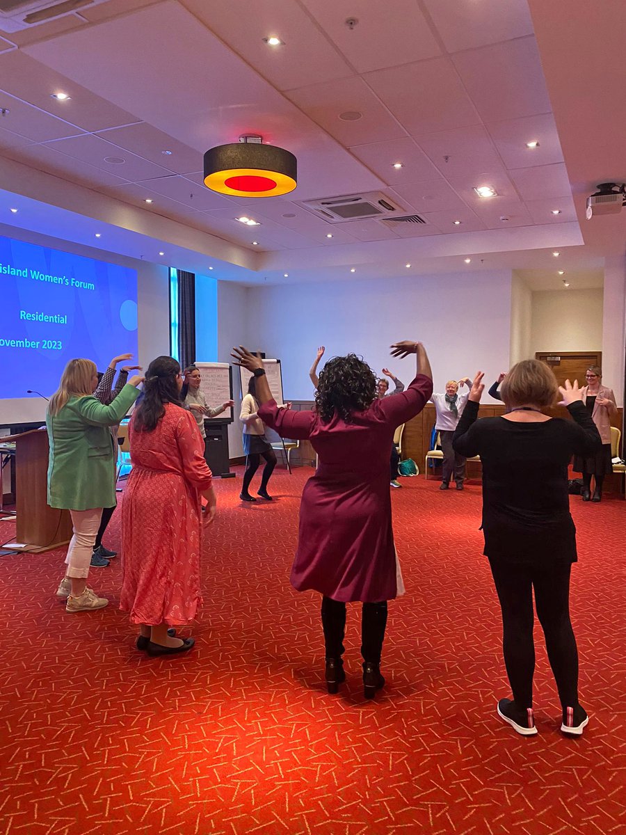 Smashing_Times's tweet photo. A very busy and thoroughly engaging arts-based workshop conducted by #SmashingTimes Artistic Director Mary Moynihan at the All-Island #WomensForum today @NWCI https://t.co/V5XWgPWVNJ