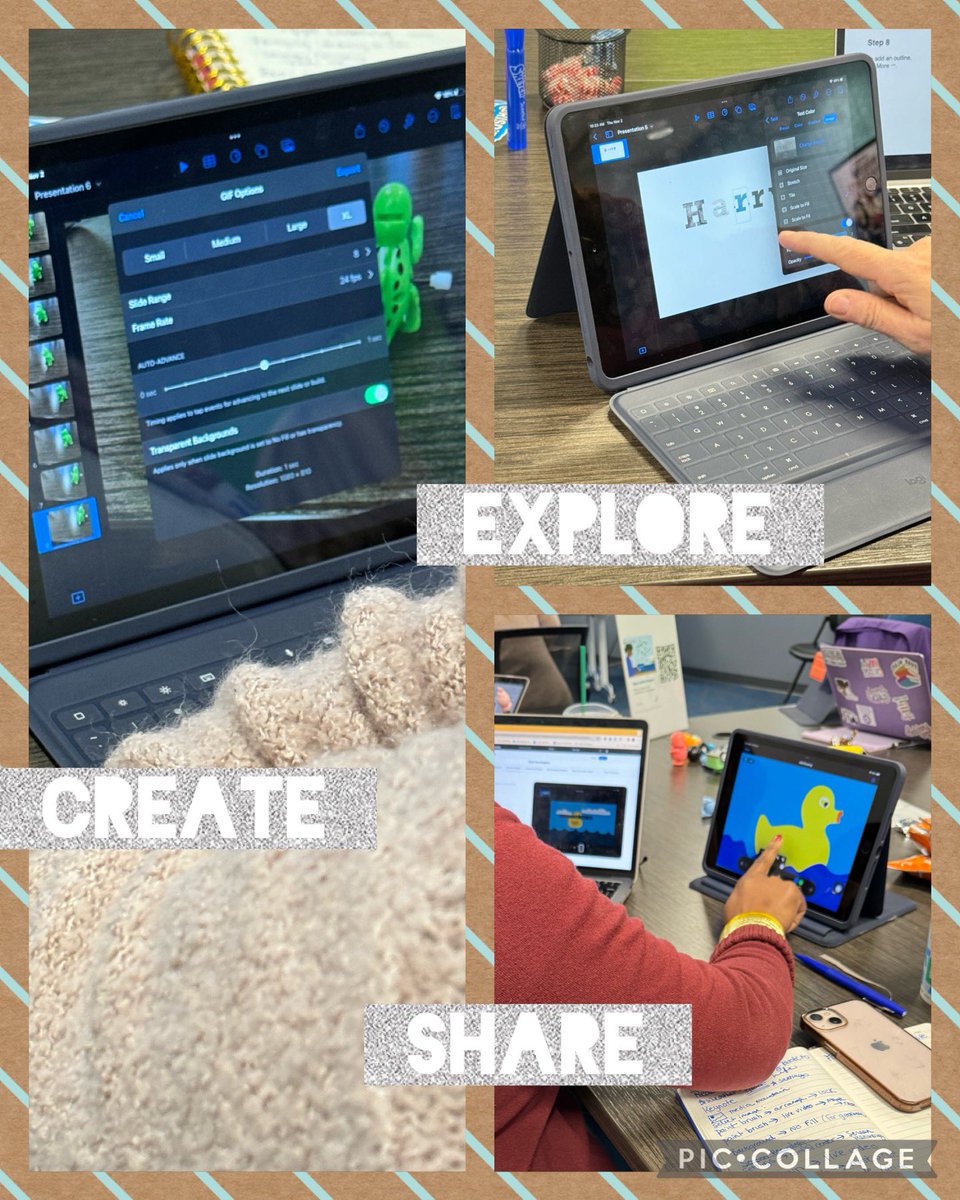 RISDiTeam's tweet image. Partnering with @LIBRARIESinRISD today for #AppleProfessionalLearning centered around #Literacy on #iPad. #EveryoneCanCreate projects from the #AppleEducationCommunity are such a great free resource! #RISDWeAreOne