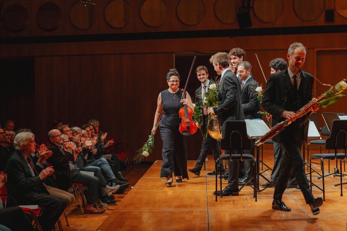 First concert of the Divan Ensemble's autumn tour. Last night, the musicians led by Michael Barenboim performed at the 2023 Mendelssohn Festival in Leipzig. Upcoming performances: west-eastern-divan.org/divan-ensemble…