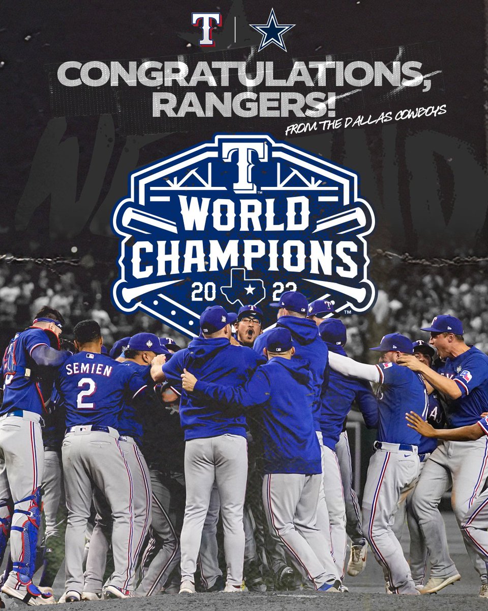 Showed the WORLD 🏆👏

<a href="/Rangers/">Texas Rangers</a> | #WentAndTookIt