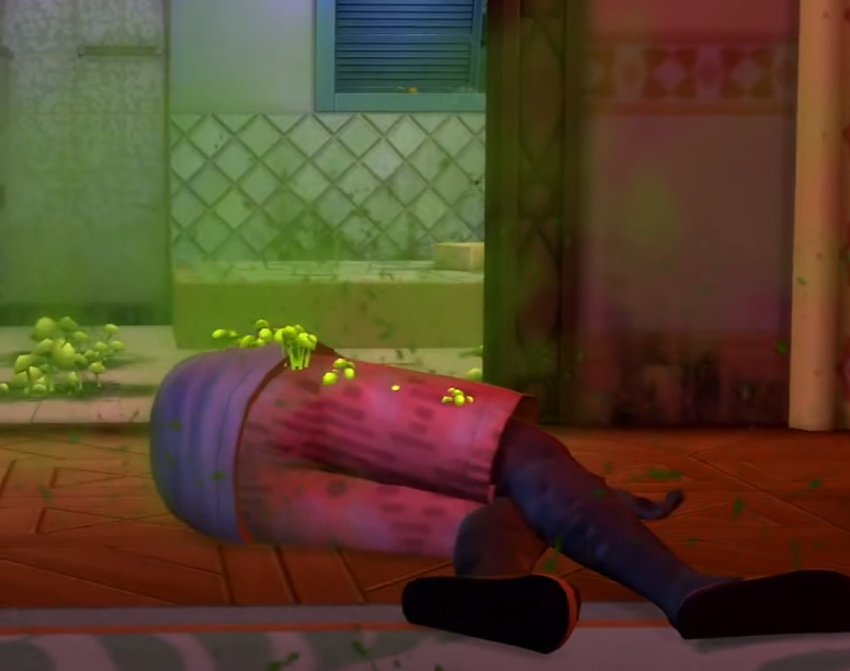 zombies were the last thing i was expecting!!! 🧟 #TheSims4ForRent