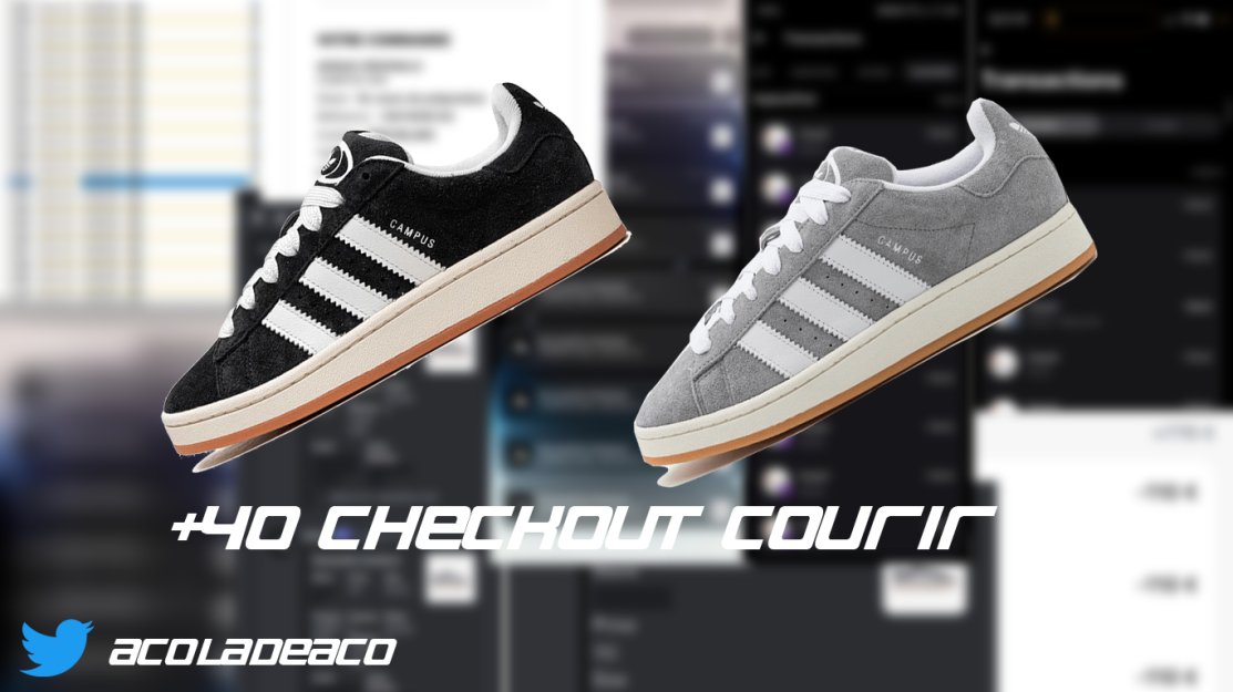 +40 Checkout this morning on Courir 🔥
What are you waiting for to join us? ⬇️ 
discord.gg/S2GsFhxQ