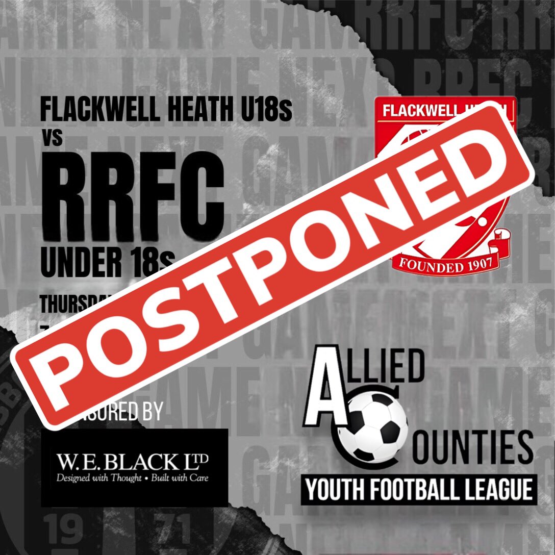 Hardly surprising given the weather our @ACYFLofficial game at @FHFCU18 this evening has been postponed. #uptheris #StormCiaran