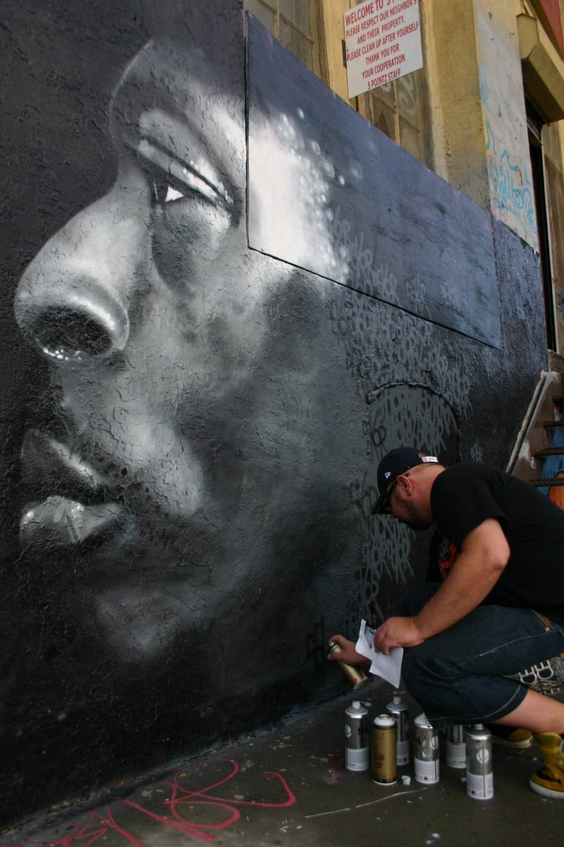 PhattFlowDek_55's tweet image. Portrait de Pete Rock à 5pointz - New York - Queens - 2011 - Dekor