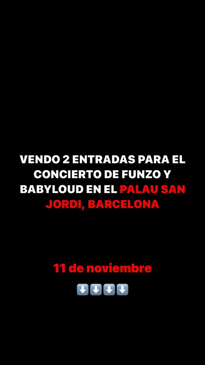 ini_inesss's tweet photo. #concierto #funzoybabyloud #entradas interesados, precio por privado https://t.co/tZTu8SJwym