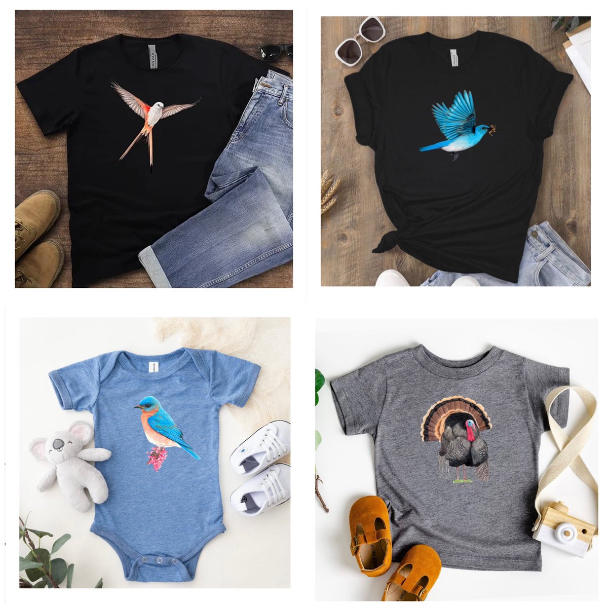 This has been a dream of mine for years and now I'm happy to share it.
T-shirts featuring my work for #wingspan are on Pre-sale now. 

nataliarojasart.com/shop/apparel

#boardgamesart #birding #SmallBusiness #womeninbusiness #wingspanboardgame