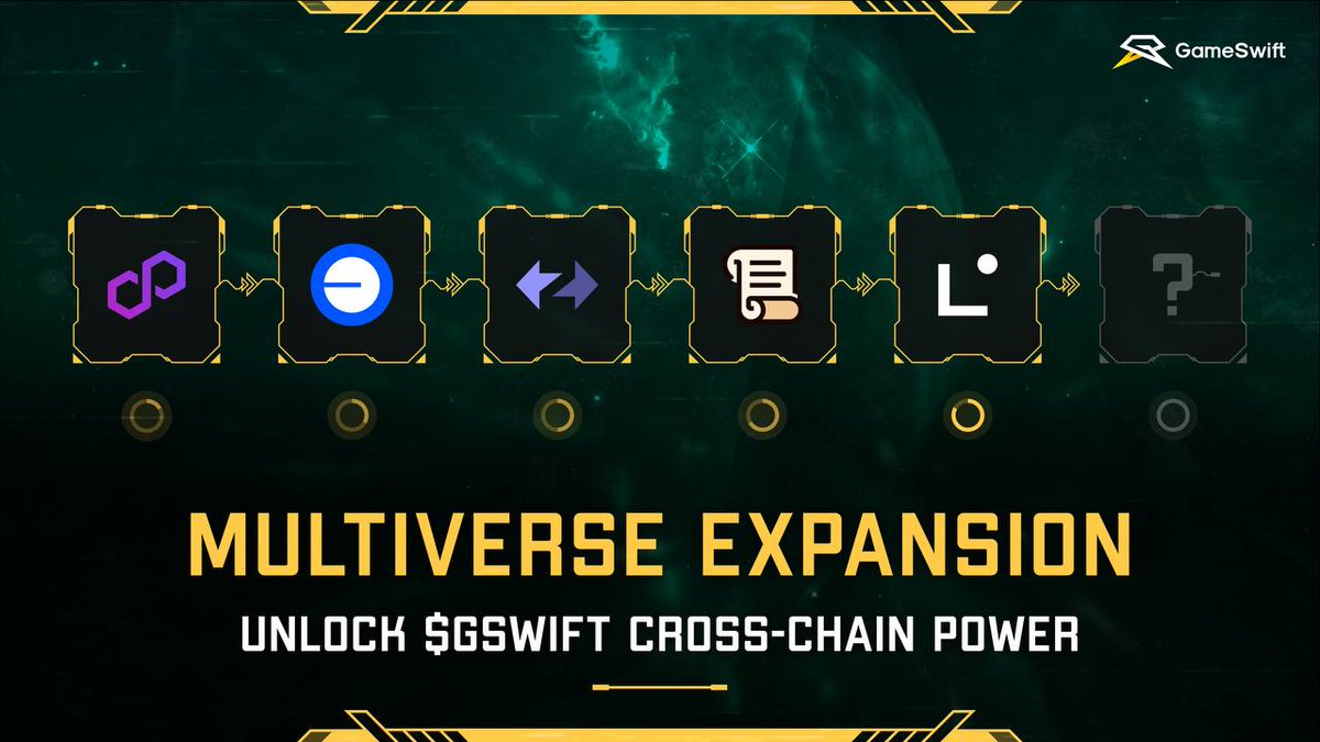 Welcome to WEEK 5 of Multiverse Expansion!

This time, we're exploring <a href="/LineaBuild/">Linea.eth</a> - the zk rollup.

Bridge $GSWIFT to Linea and unlock the next Infinity Stone NFT 💎 of extraordinary value within our ecosystem.

Your mission starts NOW ⏰👇
galxe.com/gameswift/camp…