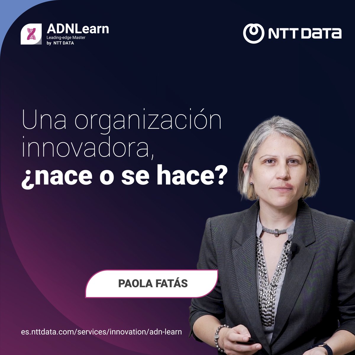 NTTDataSpain's tweet photo. En este post @PaolaFatas , Innovation Culture Manager de NTT DATA, da las claves para que una compañía sea innovadora, desde cómo trabajar la cultura horizontal y desarrollar al máximo el talento, hasta la manera de liderar innovando. #NTTDATAEspaña
https://t.co/QHbAFPxkmI https://t.co/RGY3kO8aMd