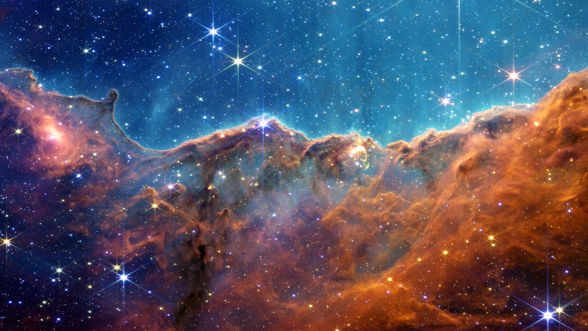 NGC 3324 in the Carina Nebula by JWST (NIRCam) - processed by me