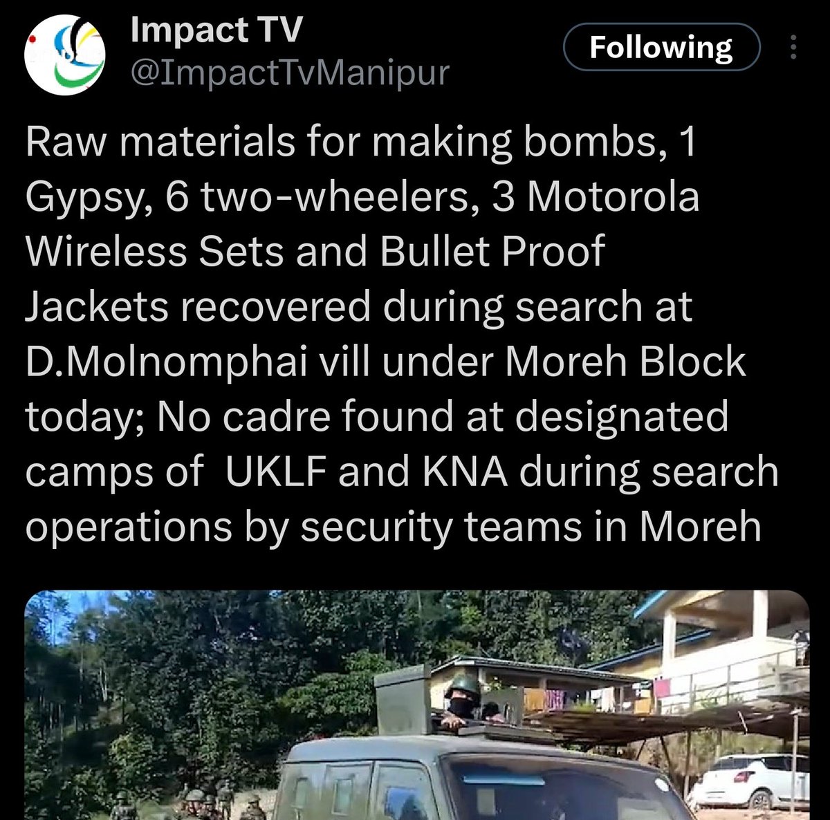 Why are cadres under SOO found missing from their designated camps? Aren't they breaking the rules? Strict action must be taken against them. 
1.KNA - Kuki National Army
2.UKLF - United Kuki Liberation Front #KukiMilitants #Kuki_ZoNarcoterrorist <a href="/VladAdiReturns/">Vladimir Adityanath</a> @LIES_OF_ZOFART