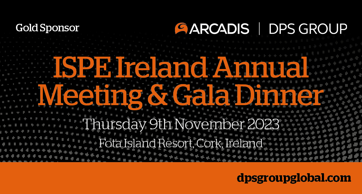 The 2023 ISPE Ireland Affiliate Annual Meeting and Gala Dinner will take place next week, Thursday 9th November, at the Fota Island Resort in Cork, Ireland. Arcadis DPS Group Global is a proud sponsor. 

For more information and to register, go to: ow.ly/2k3R50Q3yYa