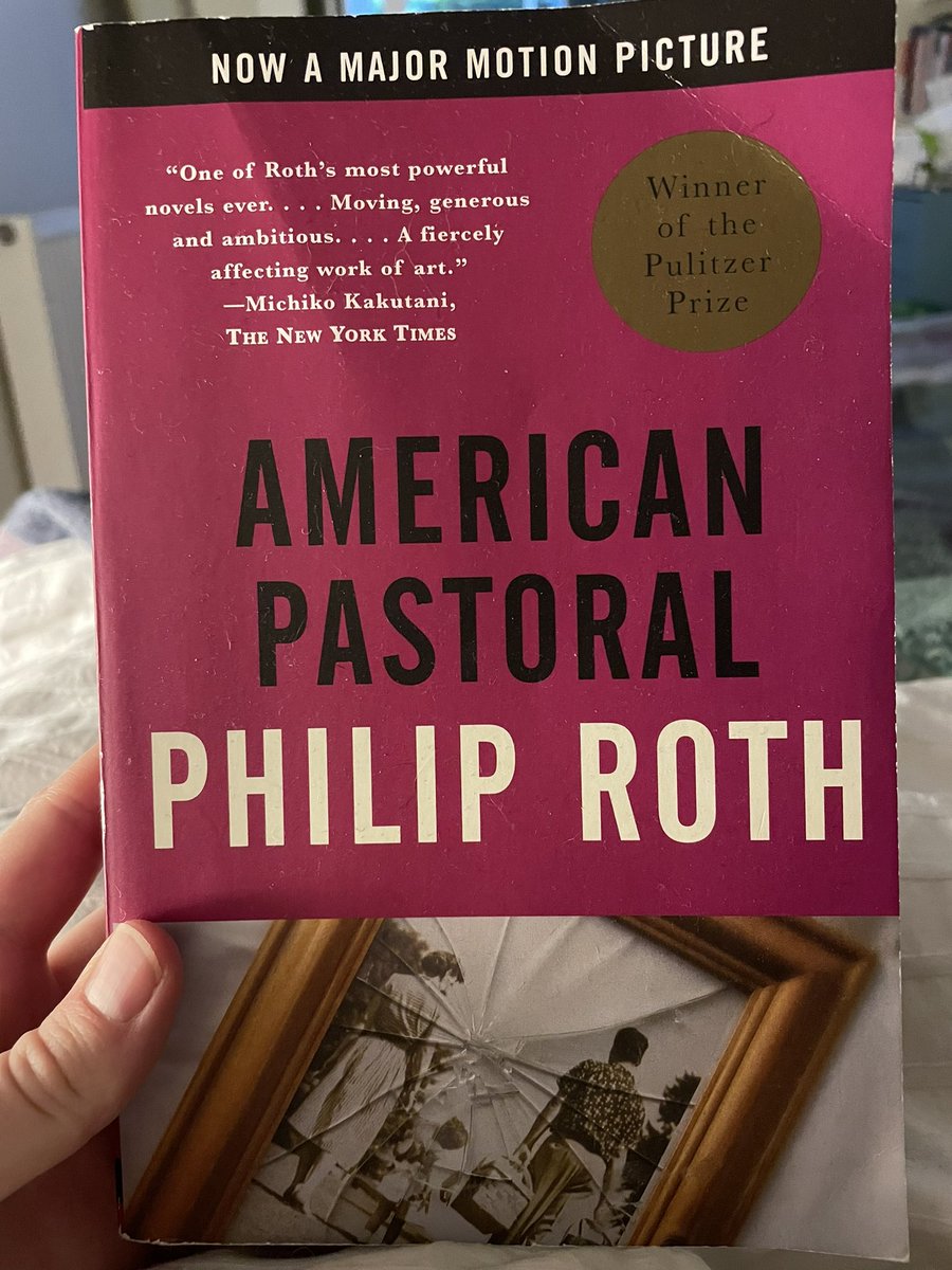 This was the best book I read in October. Probably the best book I’ve read so far this year. Extraordinary chaos from start to finish. Why didn’t any of you tell me Philip Roth could write? #PhilipRoth #AmericanPastoral