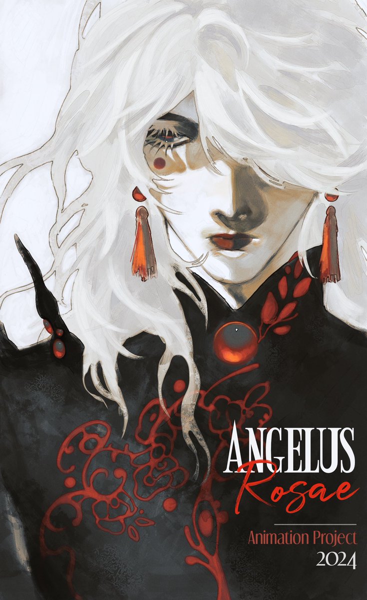 CahetelRosier's tweet image. I&apos;m happy to announce my project for 2024: Angelus Rosae! It is going to be an animated short movie, featuring my own myth. 🥀