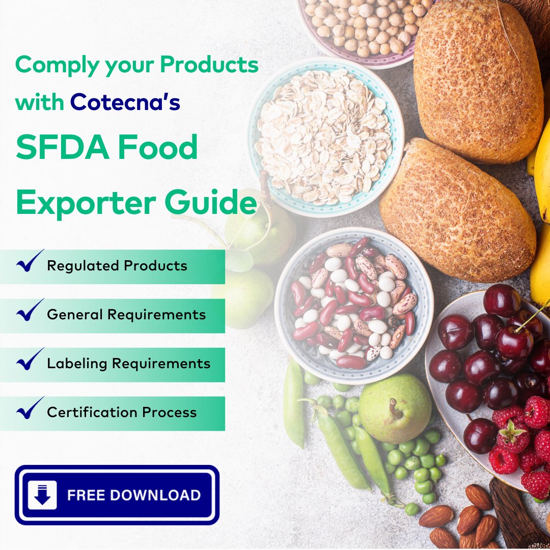 cotecna's tweet photo. Discover the key for a successful food export to Saudi Arabia! Our detailed exporter guide will take you through the SFDA food certification process step by step.
Download it for free: https://t.co/KKHCCnUktA
#SFDA #Food #SaudiArabia #Import #Export #Cotecna #ExporterGuide https://t.co/Y9vsoMtI5i