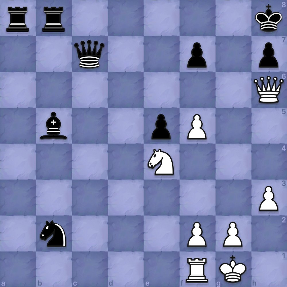 chessx_game's tweet image. 🌪 A powerful Queen and Knight pair! How can you capitalize on this dynamic duo?
.
.
#chesspub #boardgames #chesscombination #chessecakefactory #chessmoves