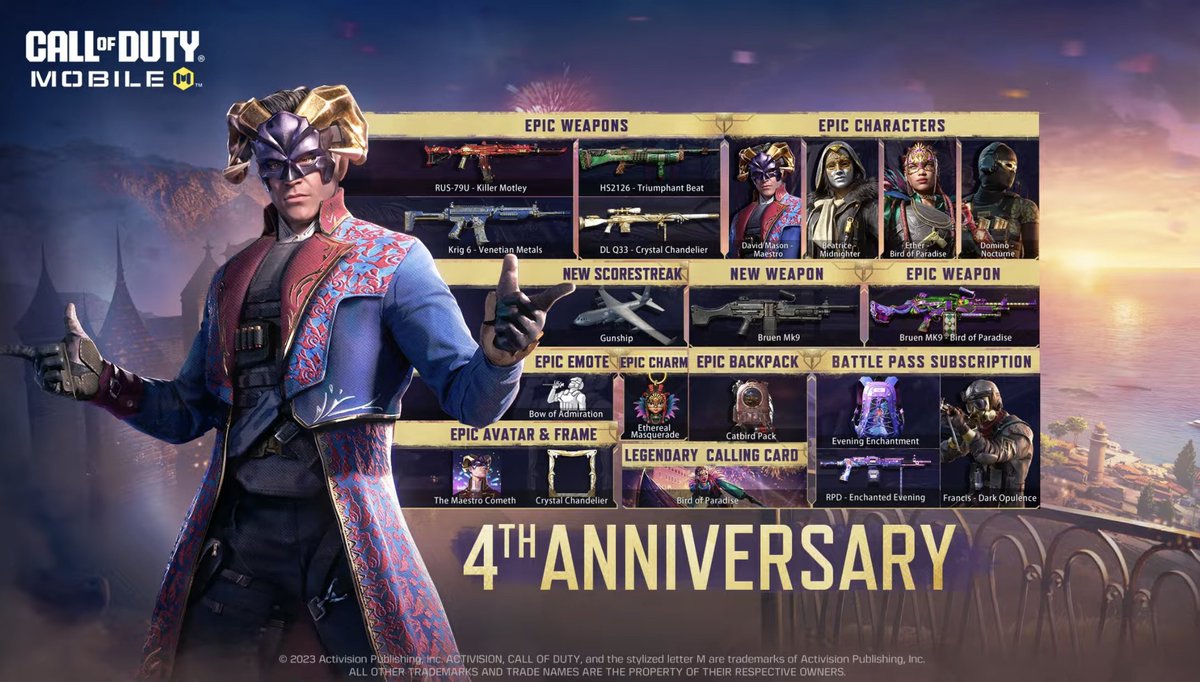 Rate the 4th Anniversary BP in Call of Duty: Mobile out of 10.

1 - terrible
5 - mid
10 - why? 💀