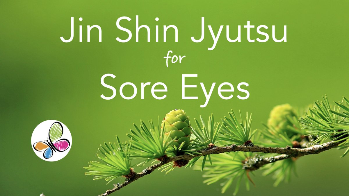 Jin Shin Jyutsu for Sore Eyes. These days, working at the computer for long hours can really stress out our eyes. Our eyes can get sore, our eyes can get tired, but with #JinShinJyutsu, we can keep our eyes nice and fresh.  flowsforlife.com/jin-shin-jyuts…