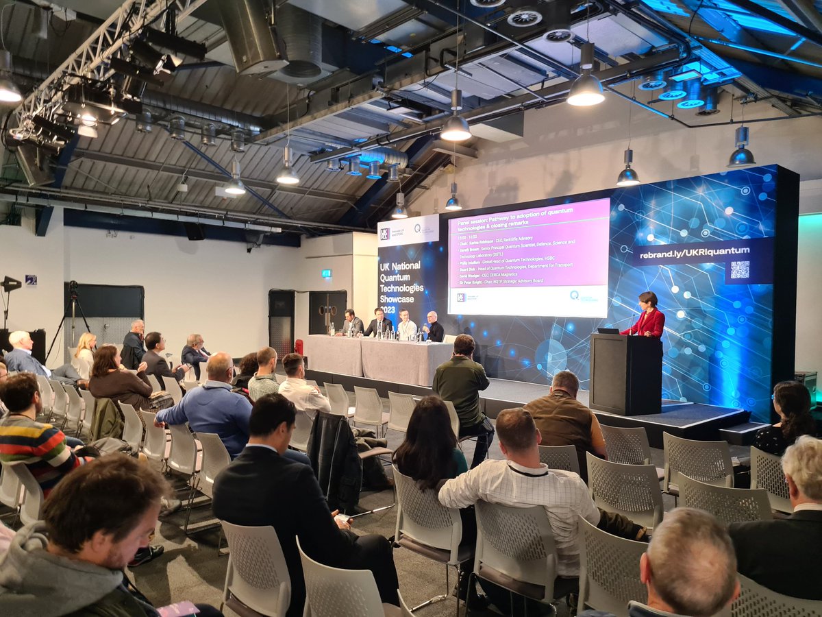 Cerca CEO David Woolger on the panel discussion at the National Quantum Technologies Showcase speaking about the pathway to adoption of quantum technologies. #quantumshowcase #quantum #opmmeg @woolger13 @innovateuk