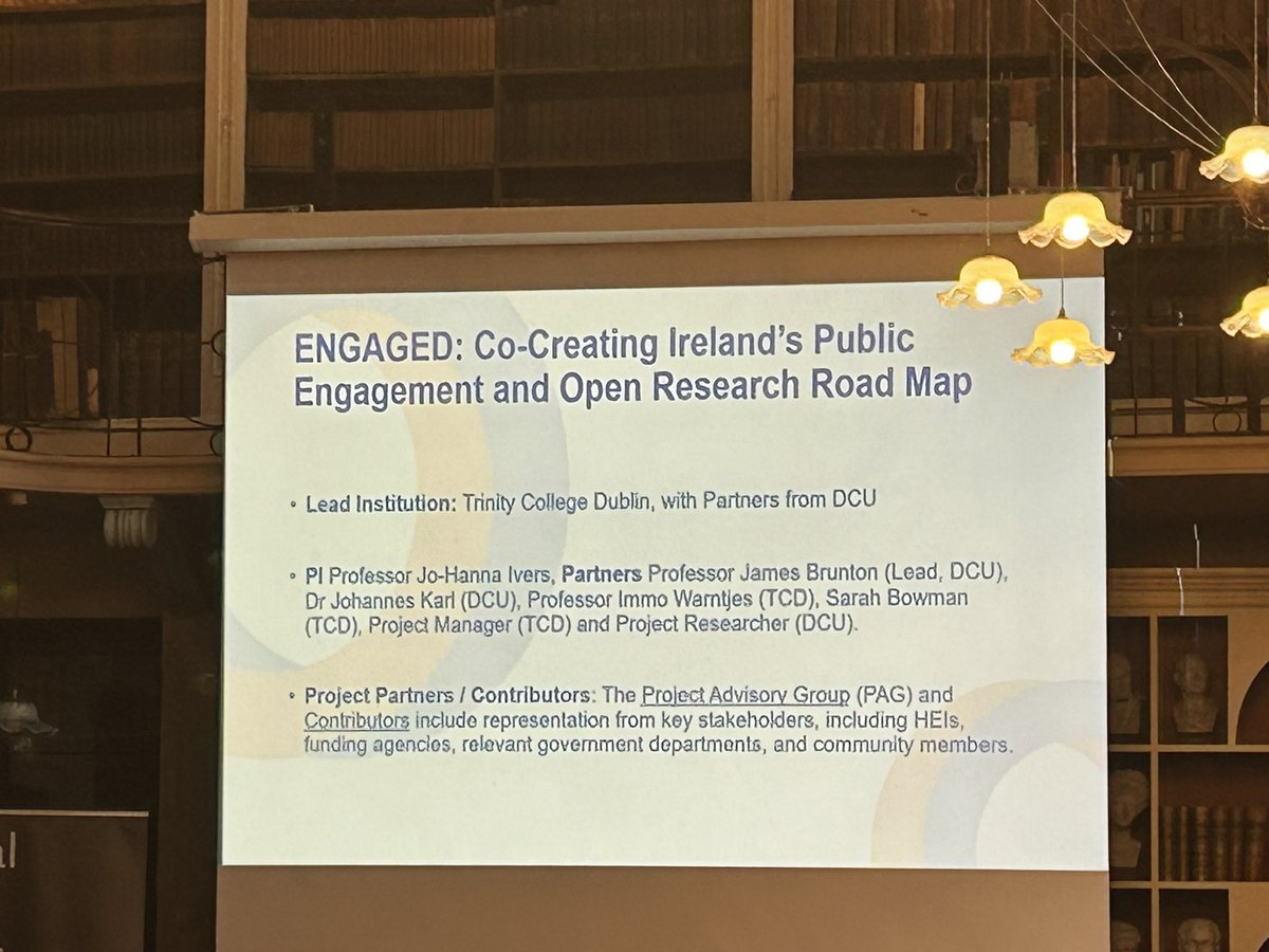 Dr Jo-Anna Ivers (TCD) launching the NORF-funded ENGAGED project (Co-Creating Ireland’s Public engagement  & Open Research Road Map #NORFest2023