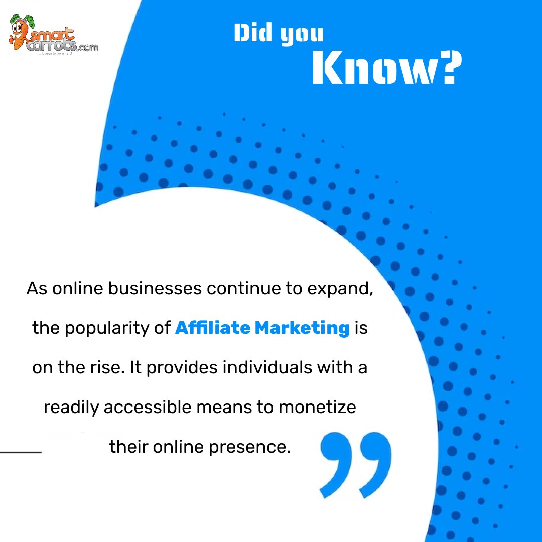 SmartCarrots1's tweet photo. Did you know? Discover fascinating facts that will leave you astounded and enlightened. Stay tuned for a dose of knowledge!🧠💡
.
.
.
#smartcarrots #didyouknow #funfacts #onlinebusiness #affiliatemarketing #affiliate #affiliatemarketingtips #business #monetize #onlinepresence https://t.co/pa2Lo35MFv