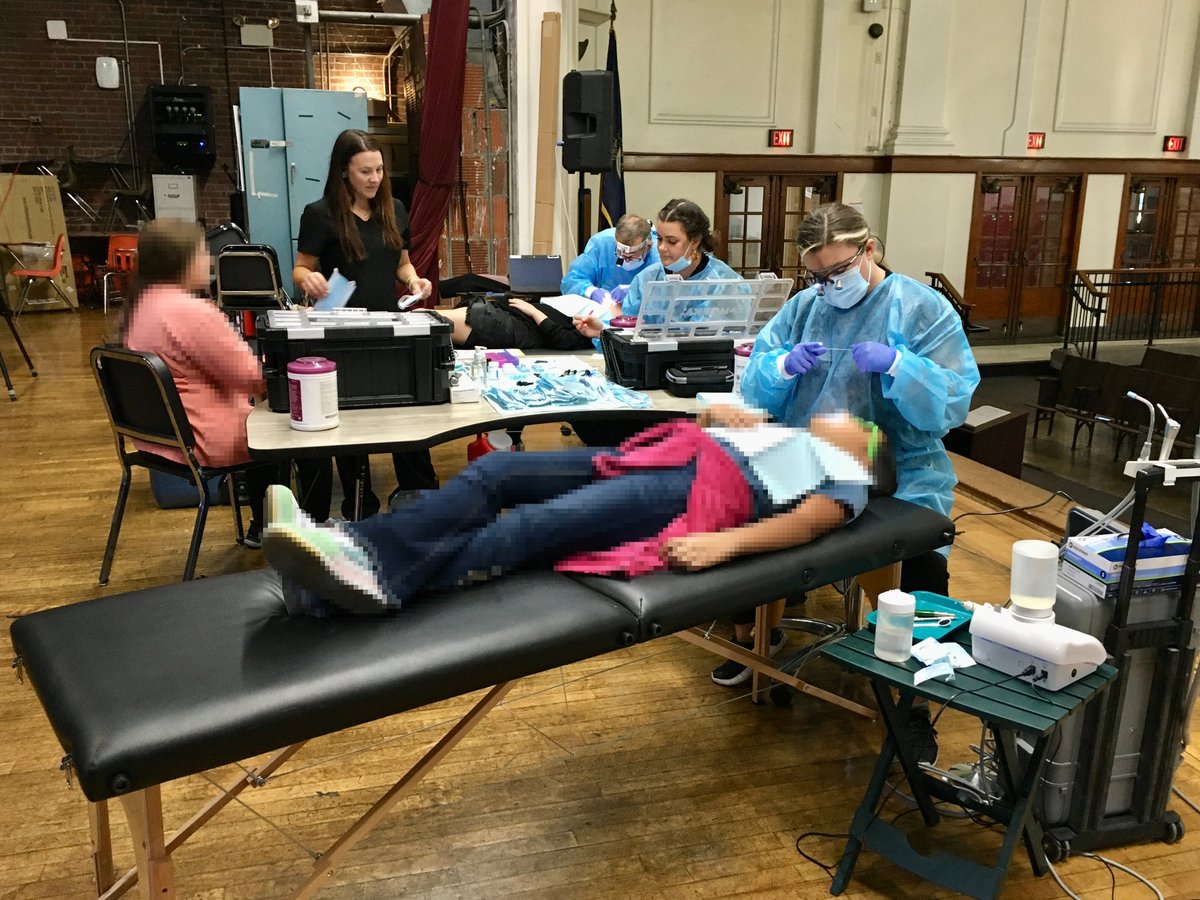HMS_YSC's tweet photo. We're in the middle of our YSC Dental Clinic at Highland Middle School this week - providing dozens of students with a variety of services to help improve their health and even school attendance!
@FRYSC_JCPS, @JCPSMiddleSZEA, @JCPSAsstSuptASP https://t.co/iEWASnYXKU