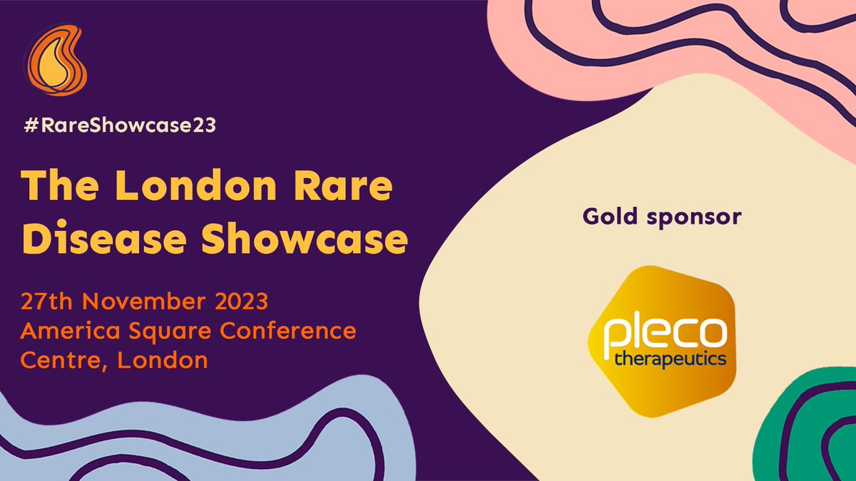 RareBeacon's tweet photo. We'd like to say a big thank you to our gold sponsor of the #London #RareShowcase, Pleco Therapeutics.
It is with generosity and support like this that make our event possible! 🧡
Learn more about our sponsors and the London Rare Disease Showcase: https://t.co/a0sefvIP1c https://t.co/sXODFLMRwb