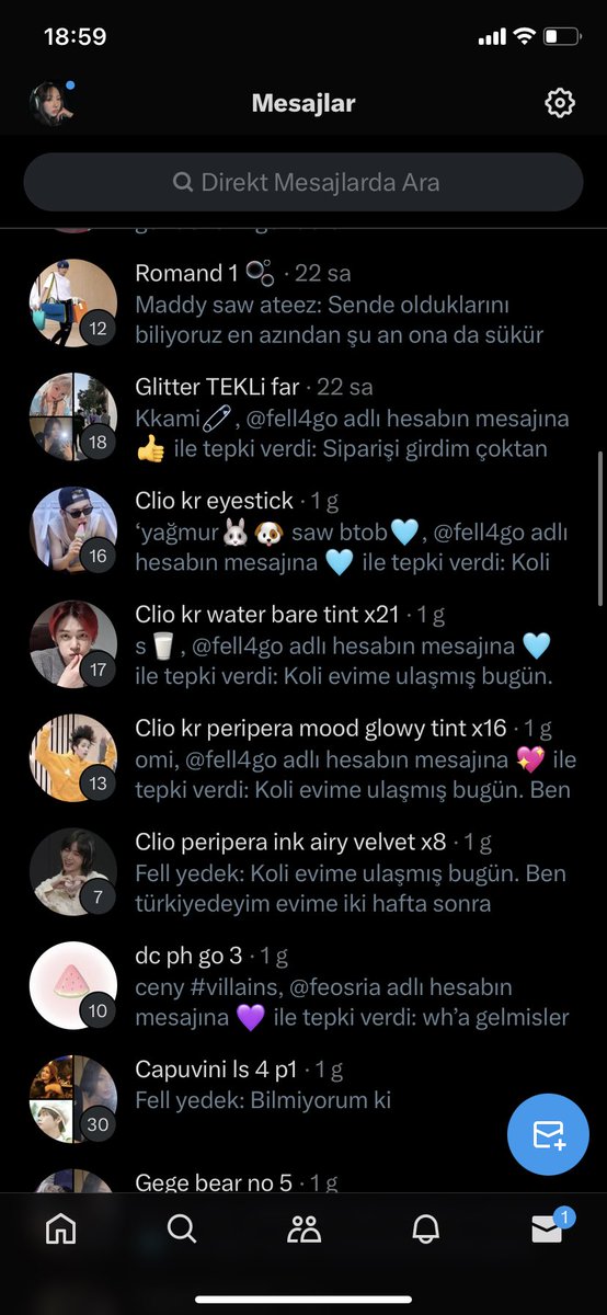 Dm kutum fell hanım yüzünden bu halde mesajına dönmediğim varsa update atabilir birkaç gündür hastaydım girmedim