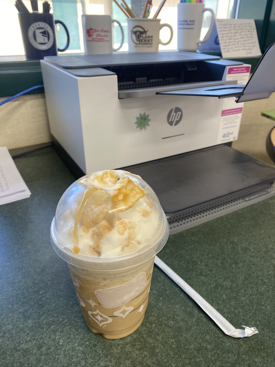 Today our Superintendent personally delivered me my favorite Starbucks drink!  Thank you Mr. Shimer for walking the walk and truly ensuring that the #BurtonExperience is felt by students and staff alike!