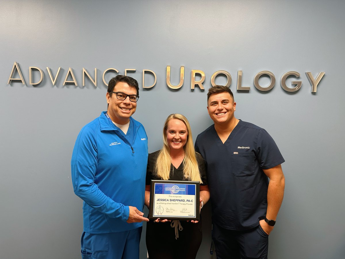 Medtronic Pelvic Health (@mdtpelvichealth) on Twitter photo Congratulations Jessica Sheppard, PA-C, from <a href="/AdvancedUroGA/">Advanced Urology</a> in Snellville, Ga on earning recognition as a distinguished InterStim™ therapy provider. Congratulations Jessica Sheppard, PA-C, from <a href="/AdvancedUroGA/">Advanced Urology</a> in Snellville, Ga on earning recognition as a distinguished InterStim™ therapy provider.