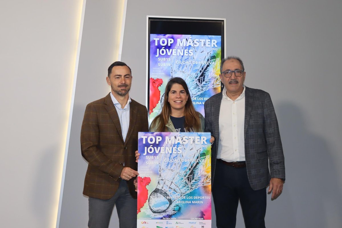 AytoHuelva's tweet photo. 📌 Huelva acogerá este fin de semana el Top Máster Sub-15 y Sub-19 de bádminton🏸, que cuenta con el respaldo del Ayuntamiento 🤝.
🔗Más información: https://t.co/JCWrZntmLq https://t.co/hg7NoXgbMu