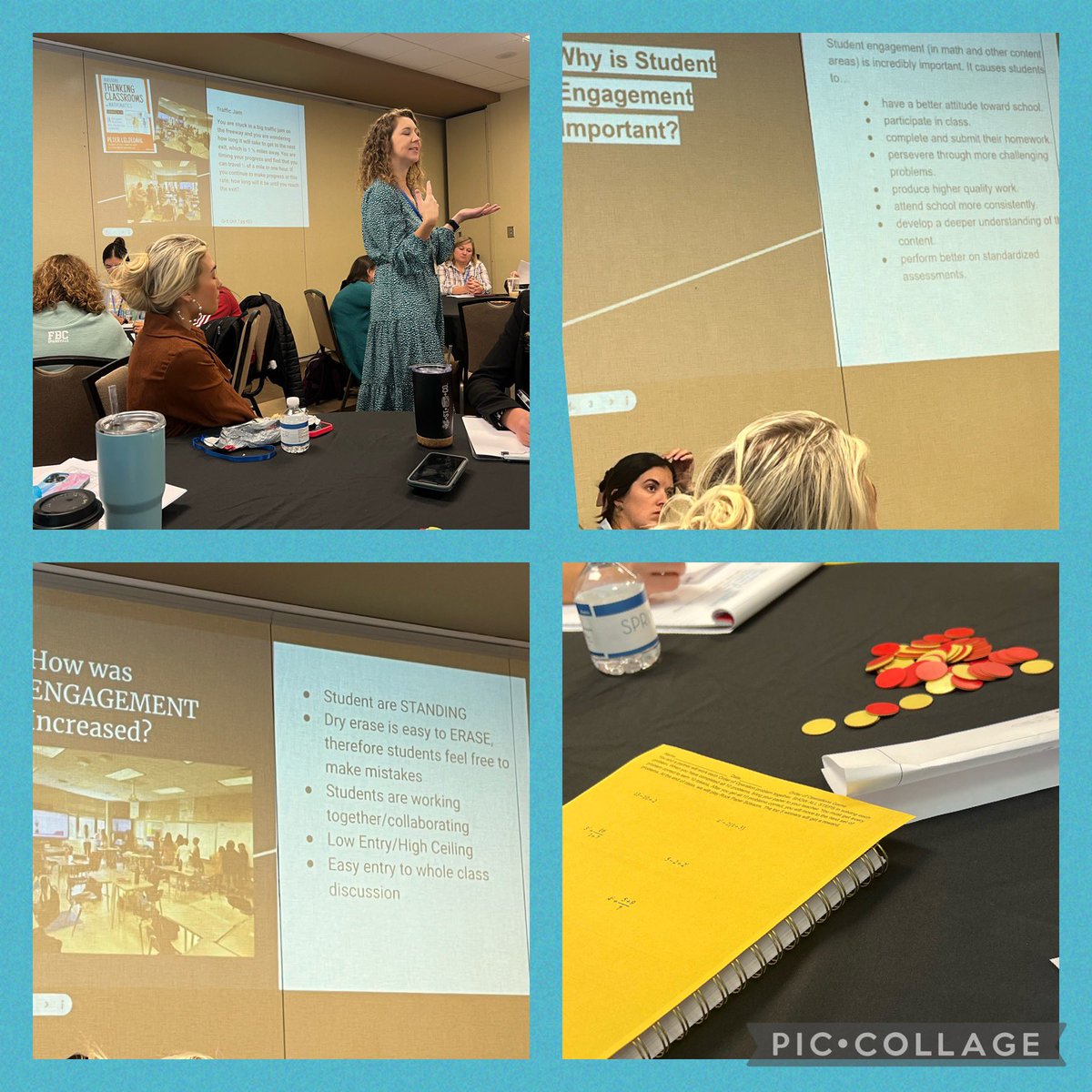 Building engaging and experience-based math classrooms with Connie Clayton from North Jefferson was very informative and engaging. I left this session with multiple activities I can use in all classrooms. @LeslieCRichard2 @JessicaSilas17 @Jefcoed6_12 @PGHS_AP @jwatkins97