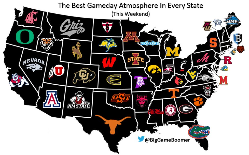 The Best Game Day Atmosphere In Every State This Weekend