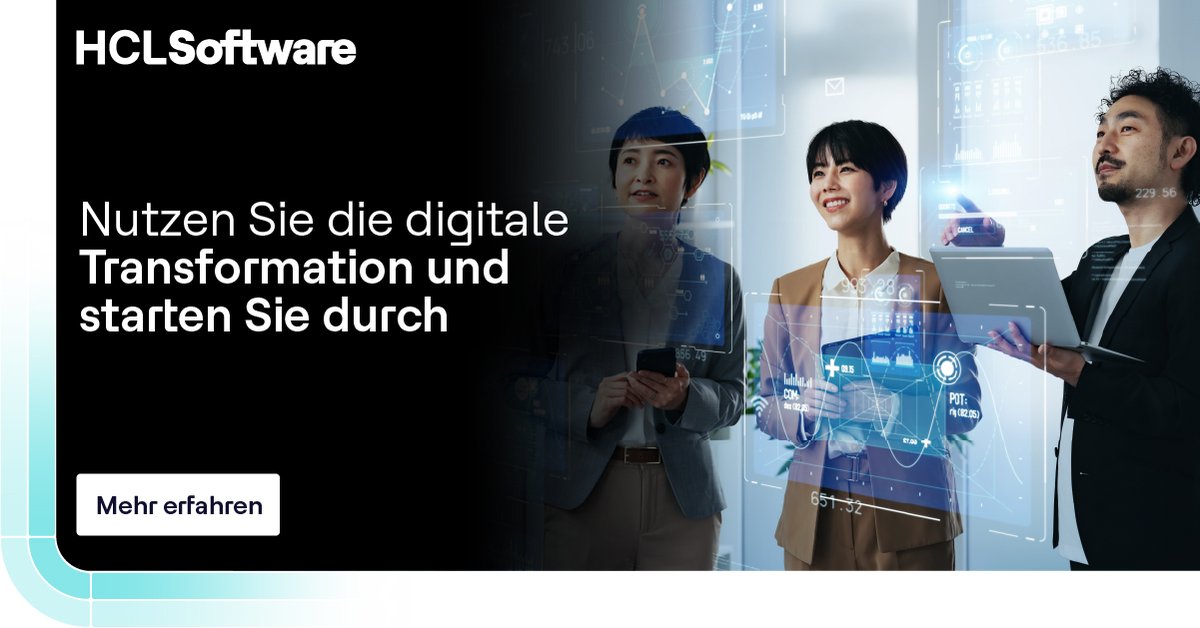 Um in einer hypervernetzten Wirtschaft einen Vorsprung zu haben, brauchen Sie Spitzentechnologie, der Sie vertrauen können. Unsere intelligenten Lösungen helfen Unternehmen auf der ganzen Welt, auf einer neuen Ebene zu arbeiten. 

hclsw.co/wknn56 #FueledByHCLSoftware