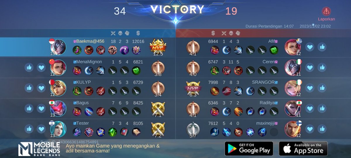 NiniMayangsari's tweet photo. Ayo bergabung dengan tim saya, tantang semua Player MOBA terbaik bersama! 
https://t.co/wrFimoCw16 https://t.co/2mj5fLJ5Pk