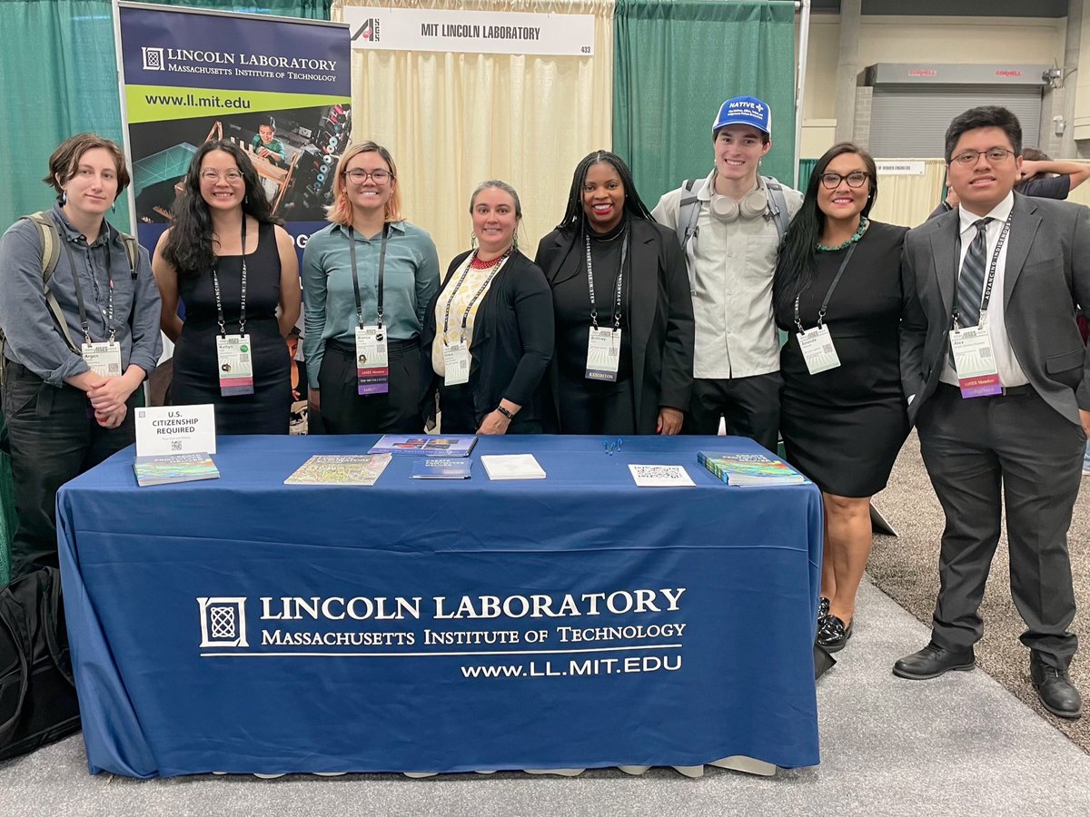 MITLL's tweet image. Our team had the best time representing @MITLL at the AISES National Conference in Spokane, WA. We’re inspired by meeting many passionate and innovative young minds who are all driven to impact this world. ll.mit.edu/careers

#NativeExcellence #IndigenousExcellence