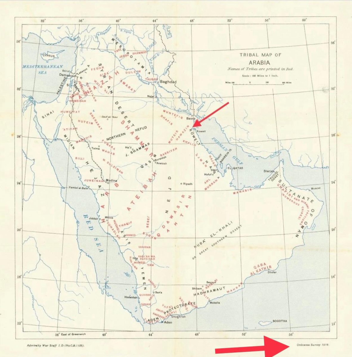 2

خارطة توزيع القبائل العربية في شبة جزيرة العرب رسمت عام 1335 هـ 1916 م

وفيها موطن قبيلة العوازم

( هوازن )

كتاب / الكويت في خرائط العالم 
( حقائق و وثائق ) 
جمع و اعداد / مؤسسة الكويت للتقدم العلمي - صفحة 133 

الخريطة محفوظة في مكتبة جامعة كمبردج في بريطانيا  University of